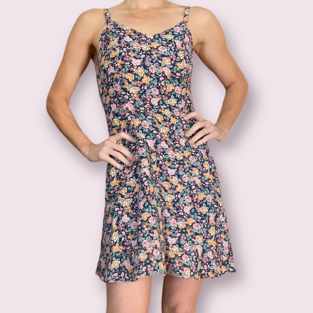 Old Navy Fit & Flare Smocked Mini Cami Dress